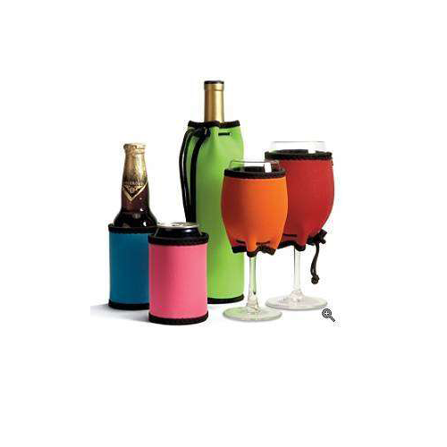 The Wine Bottle Woozie - Lime Green