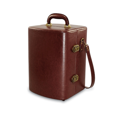 Picnic Time Manhattan 2 Bottle Cocktail Case-Brown