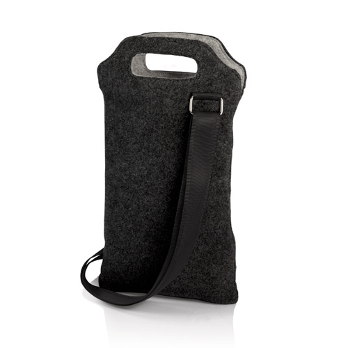 Picnic Time Mode Collection 2-Bottle Tote- Black