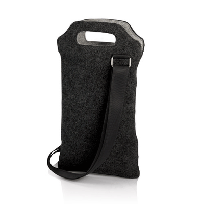 Picnic Time Mode Collection 2-Bottle Tote- Black