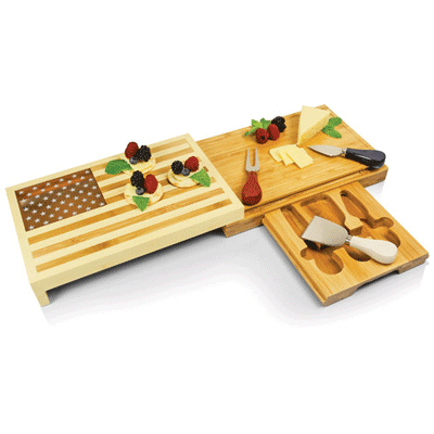 Picnic Time Old Glory Cutting Board