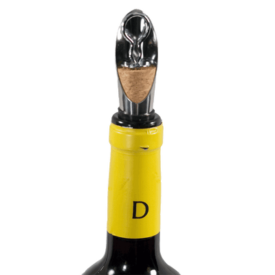 Drip Free Stainless Steel Pourer & Cork Stopper