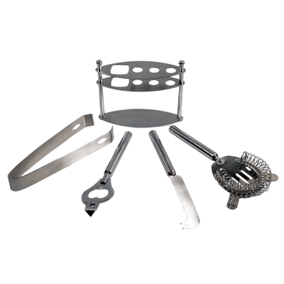 Pampered Grape 4pcs Stainless Steel Bar Set