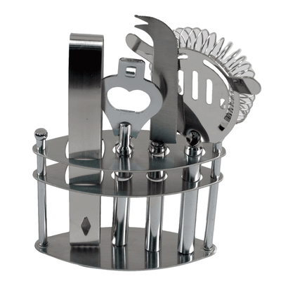 Pampered Grape 4pcs Stainless Steel Bar Set