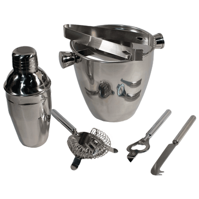 Pampered Grape 6pcs Stainless Steel Bar Set