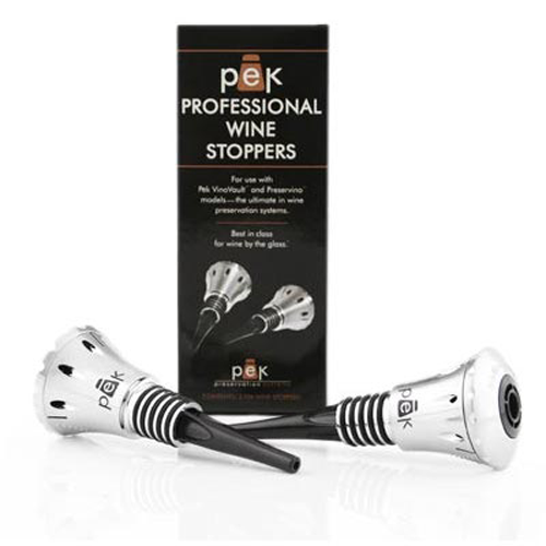 Pek Preservino Professional Wine Stoppers - 2 Pack