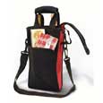 Picnic Neoprene Two-Bottle Wine Bag w/ Corkscrew