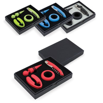 Picnic Time Metro Wine Tools - Blue