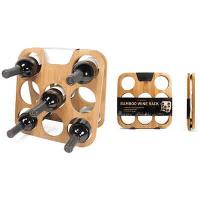 Metrokane Rabbit Bamboo Wine Rack