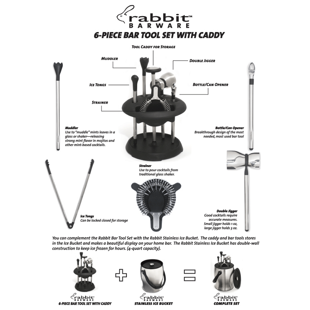 Metrokane Rabbit Bar Tool Set