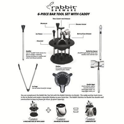 Metrokane Rabbit Bar Tool Set