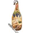 Roma Wine Bottle Cheese Server