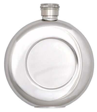 Round Pocket Stainless Steel Flask Set - 4.5 oz