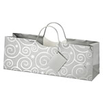 Silver Bulbs Wine Gift Bag - Set of 6