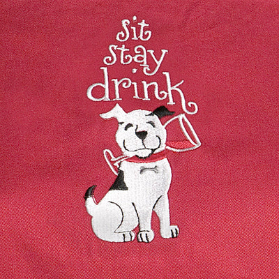 Sit... Stay... Drink! Apron