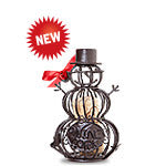 Snowman Cork Cage Bottle Ornament