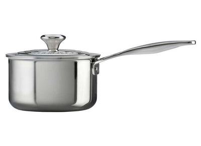 Le Creuset 4 Quart Stainless Steel Saucepan