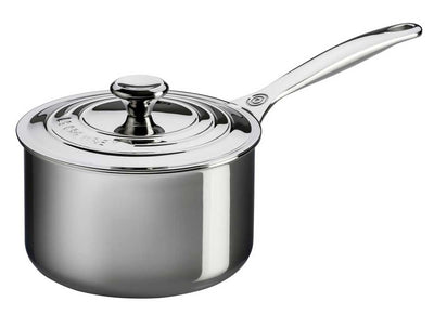 Le Creuset 2 Quart Stainless Steel Saucepan