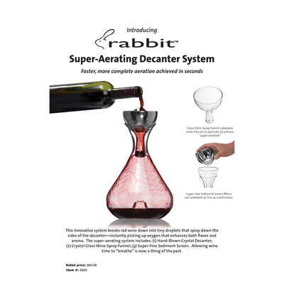 Metrokane Super-Aerating Decanter System
