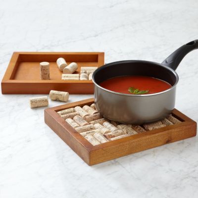 Bamboo Cork Trivet Kit