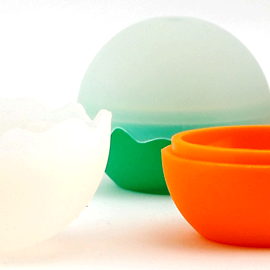 Final Touch Jumbo Ice Ball Silicone Molds - Pack of 4