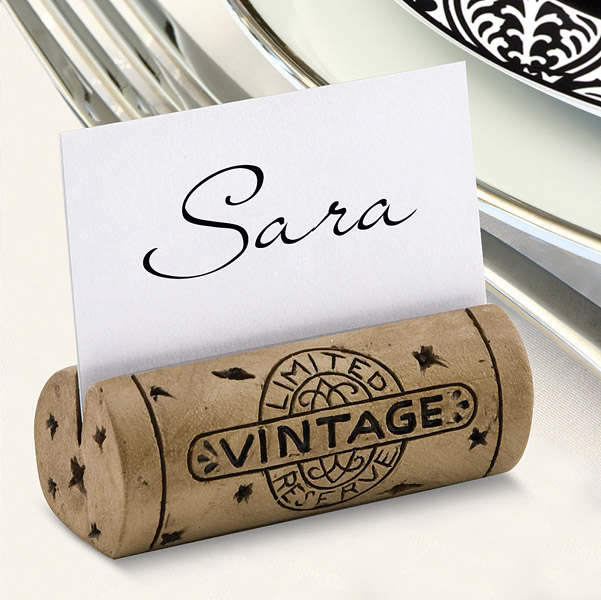 Got Cork? Table Place Card Holder Set (Set of 4)