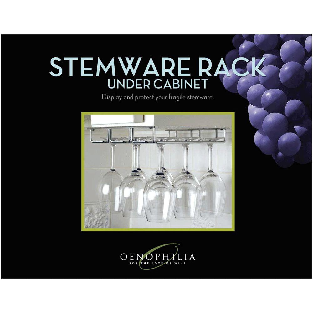 Under Cabinet Stemware Rack