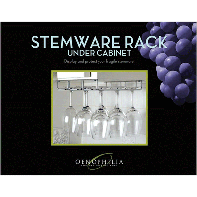 Under Cabinet Stemware Rack