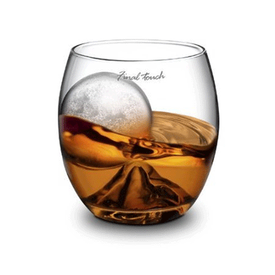 Final Touch On The Rock Glass & Ice Ball