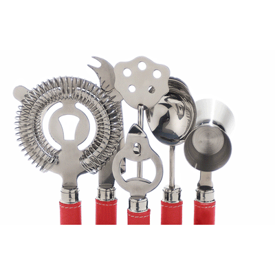 Metrokane VIP Bar Tool Set - Red