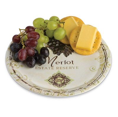 Rustic Vineyard Ceramic Plates (4 Designs)