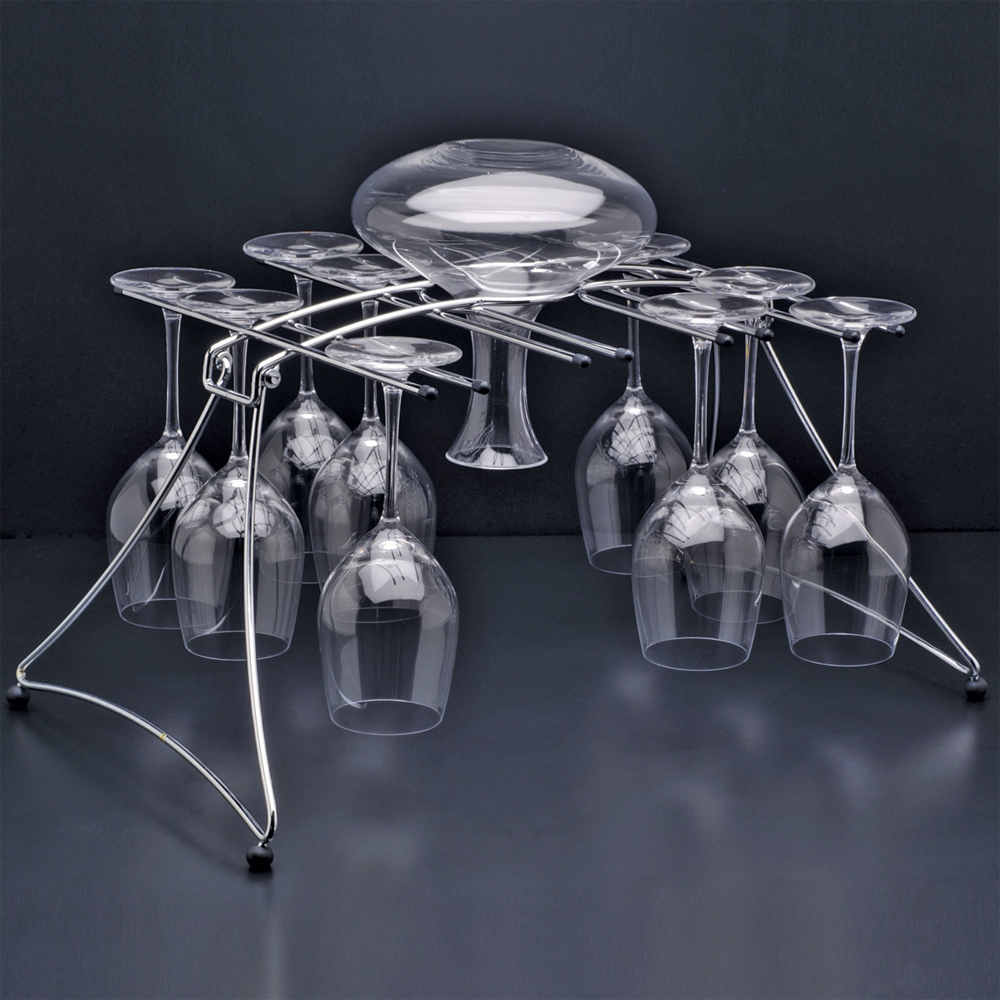 Fusion Stemware and Decanter Rack