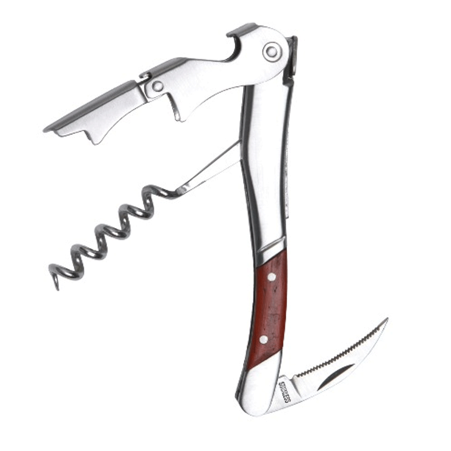 Pulltap's Bellini Waiter’s Corkscrew with Double Lever