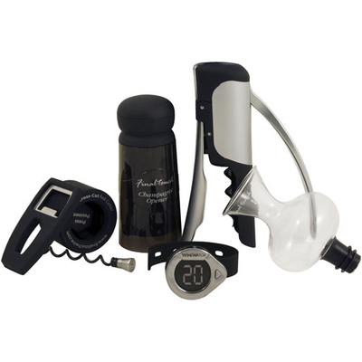 Final Touch Single Lever Corkscrew 9 piece Set