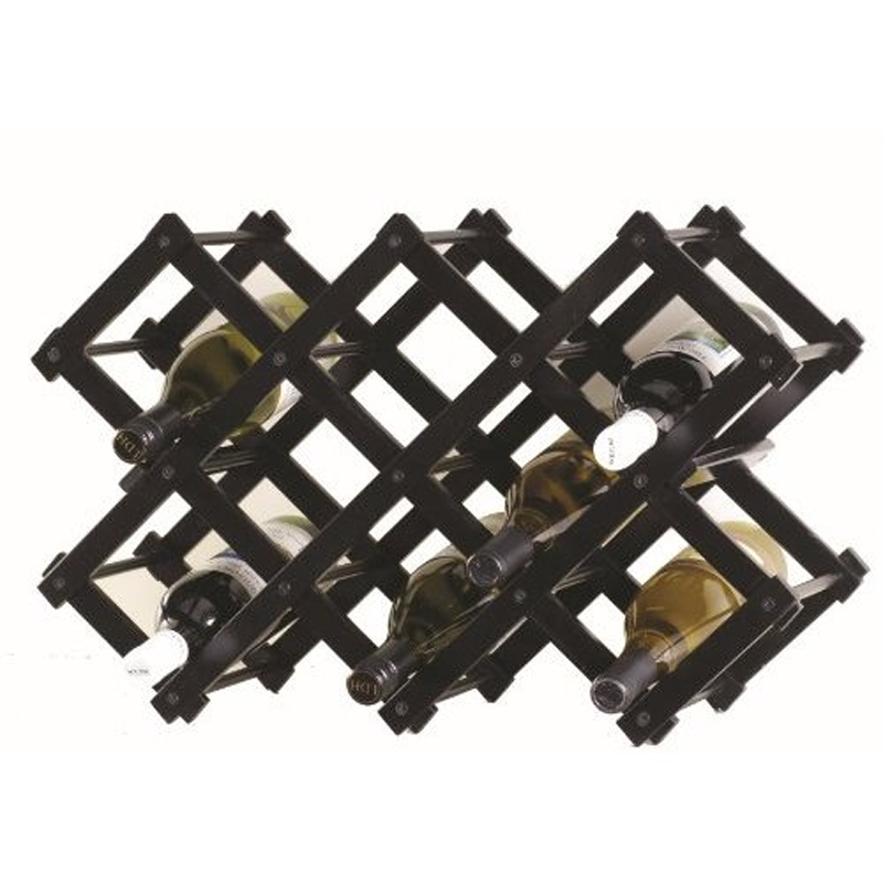 Accordia 10 Bottle Wine Rack - Black