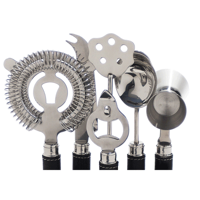 Metrokane VIP Bar Tool Set - Black