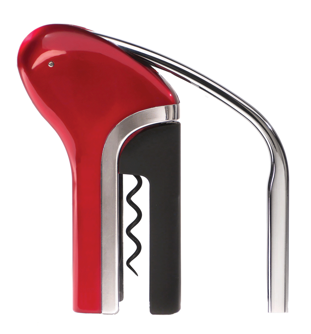 Metrokane Vertical Houdini Corkscrew - Red