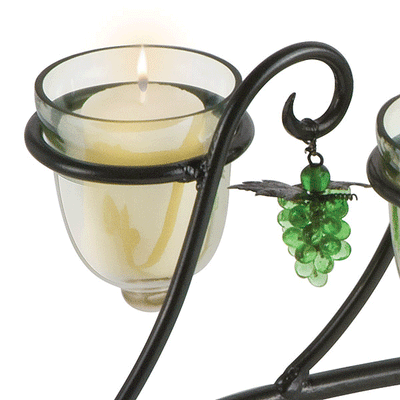 Rustic Vineyard Candle Holder