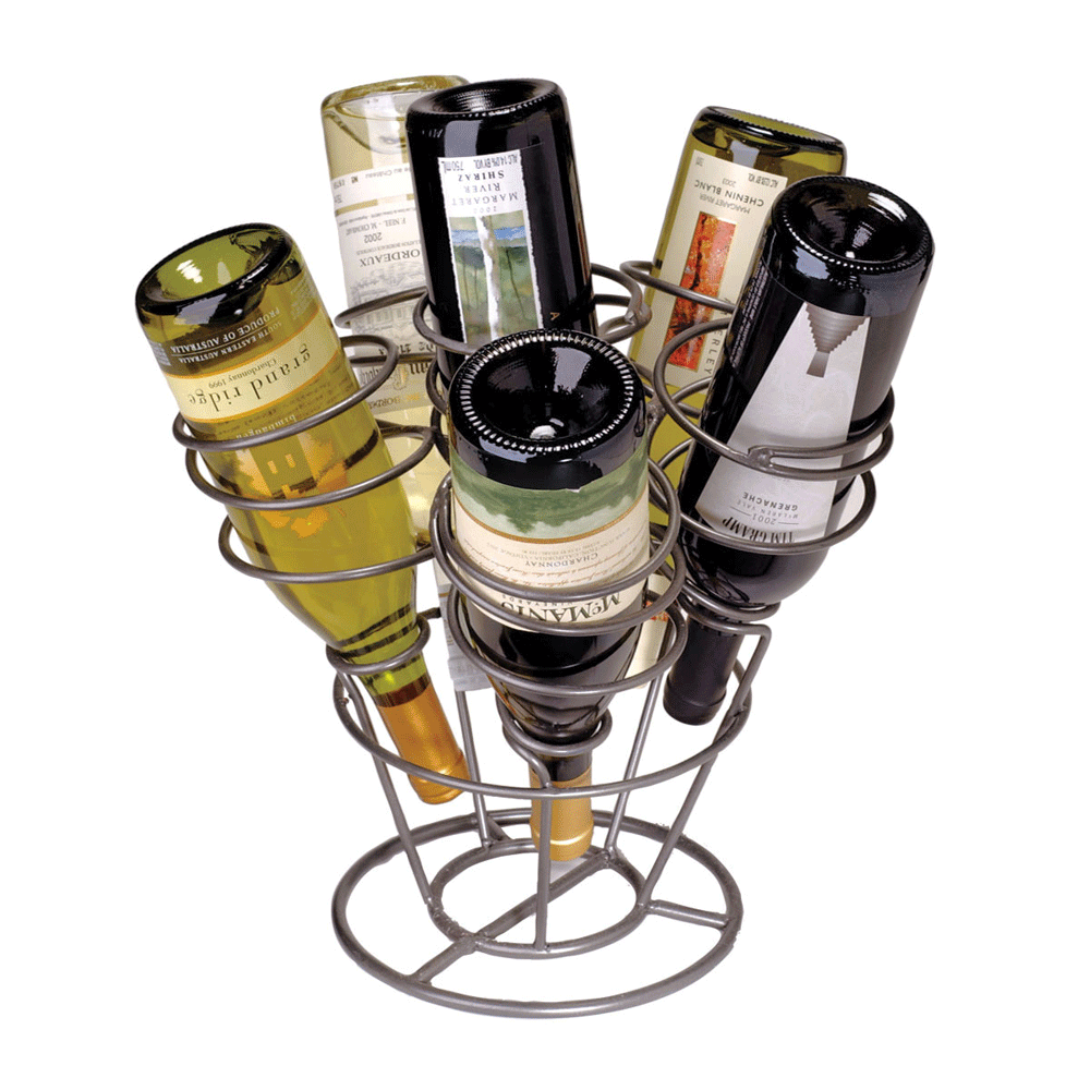 The Wine Bottle Bouquet - Gunmetal