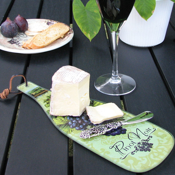Pinot Noir Wine Bottle Cheese Server