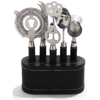 Metrokane VIP Bar Tool Set - Black