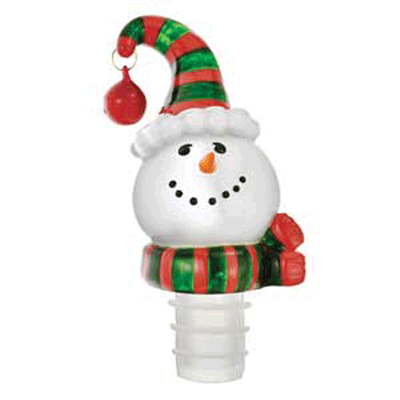 Snowman Jangle Wine Bottle Stopper