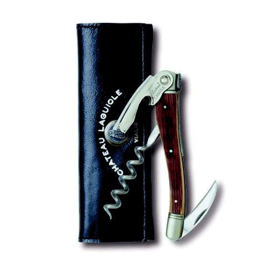Chateau Laguiole Oak Barrel Waiter's Corkscrew