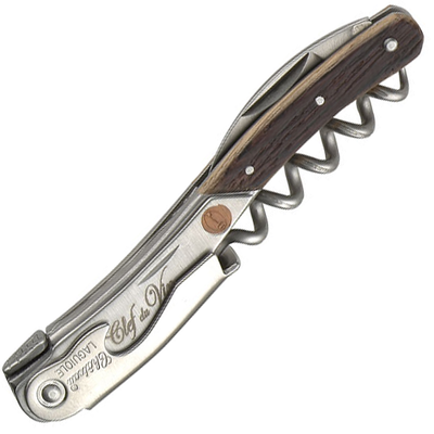 Chateau Laguiole Waiter's Corkscrew & Clef du Vin