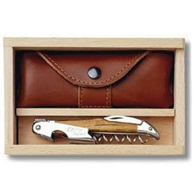 Cepage Laguiole Olive Wood Waiter's Corkscrew