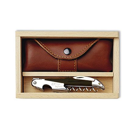 Cepage Laguiole Waiter's Corkscrew Set - Black