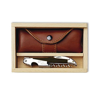 Cepage Laguiole Waiter's Corkscrew Set - Black