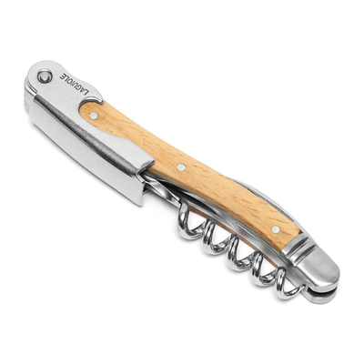 Laguiole Beechwood Waiter's Corkscrew