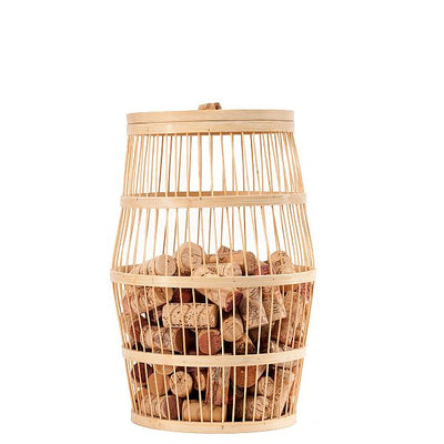 Bamboo Wine Barrel Cork Holder