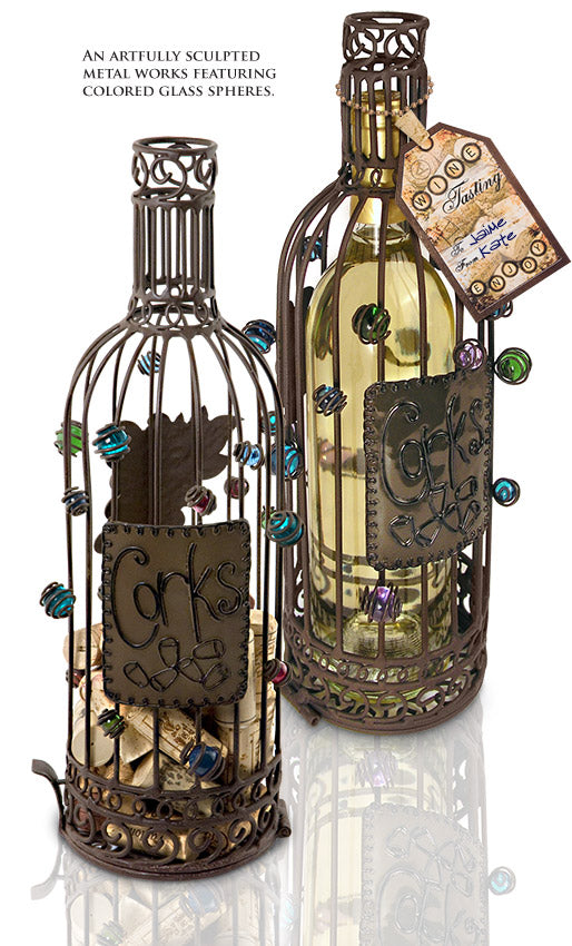 Wine Bottle Cork Cage